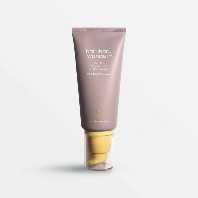 Haruharu Wonder Black Rice Pure Mineral Relief Daily Sunscreen 50ml - For All Skin Types Including Sensitive Skin