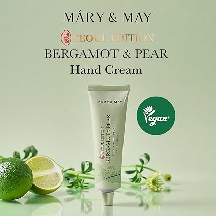 Mary&May Seoul Edition Bergamot & Pear Refreshing Hand Cream - Korean