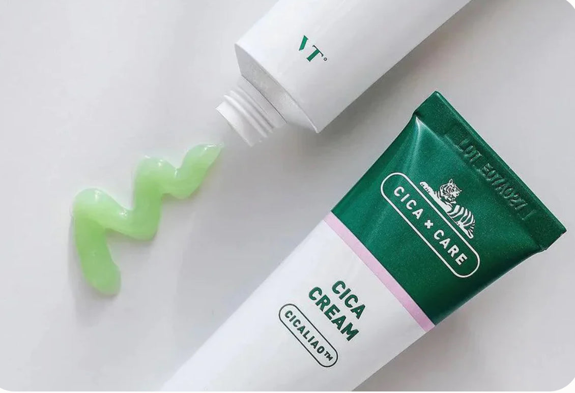 Vt Cosmetics Cica Cream Face Cream For Irritated Skin With Centella Asiatica 50ml