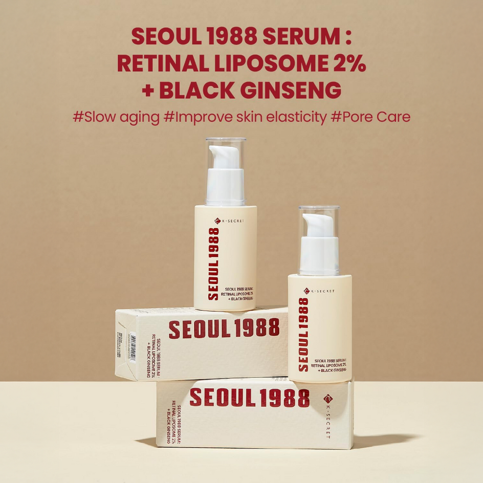 Ksecret Seoul 1988 Serum Retinal Liposome 2% Black Ginseng 30ml