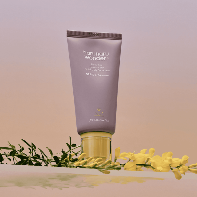 Haruharu Wonder Black Rice Pure Mineral Relief Daily Sunscreen 50ml - For All Skin Types Including Sensitive Skin
