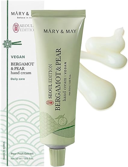 Mary&May Seoul Edition Bergamot & Pear Refreshing Hand Cream - Korean